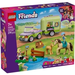 Klocki LEGO 42695 Przyczepa z Koniem i Źrebaczk FRIENDS